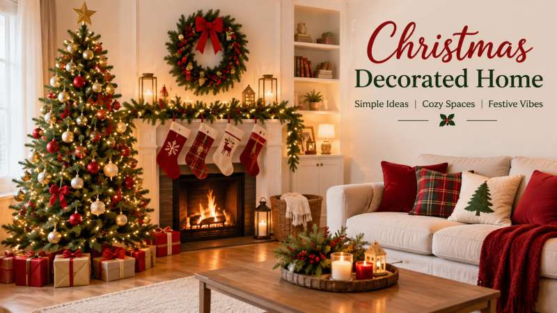Christmas Decorated Home: Simple Ideas for Festive Spaces